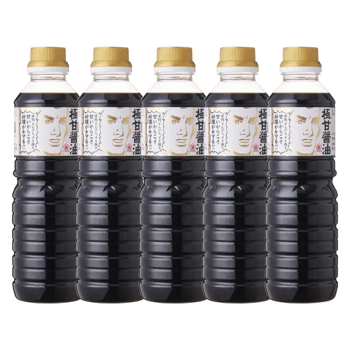極甘醤油セット( 500ml×5本)  老舗吉村醸造の醤油 国産 九州 鹿児島産 九州醤油 天然醸造  しょうゆ  調味料 常温 常温保存【サクラカネヨ】【00-002-19】