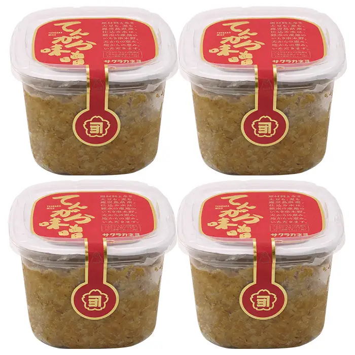 てんがら味噌セット（850g×4個）麦味噌　鹿児島県産【00-002-20】