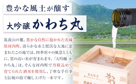 大吟醸かわち丸 720ml 1本《30日以内に出荷予定(土日祝除く)》まちづくり河内株式会社かわち夢楽 酒 日本酒 お酒 大吟醸 地酒 茨城県 河内町