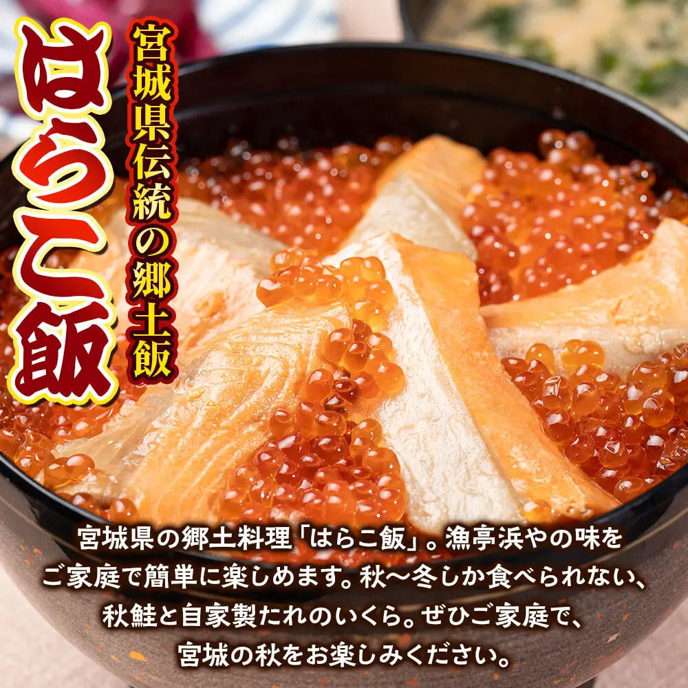みやぎ飯【宮城県郷土料理】はらこ飯 3人前  鮭 腹子 いくら 郷土料理 漁亭 浜や 宮城県 名取市
