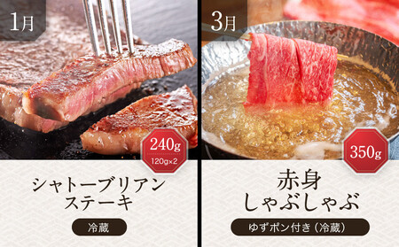 【定期便 全6回】飛騨牛 A5等級 赤身 約2kg｜ 牛肉 定期便 HF114