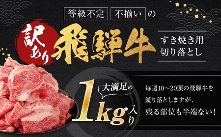 (訳あり）飛騨牛 すきやき三昧 定期便全3回【2ヶ月に1回発送】 | 飛騨牛 牛肉 切り落とし 牛肉 すき焼き 肉の匠家 BV107