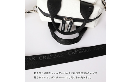 CREEZAN GOLF クリーザンゴルフ カートバッグボックス ホワイト CCGI-013-01 / ゴルフ カートバッグ ゴルフバッグ 縦型 軽量 収納力 水濡れに強い 高機能合成皮革 ドリンクホルダー付き ショルダーストラップ付き シンプル デザイン