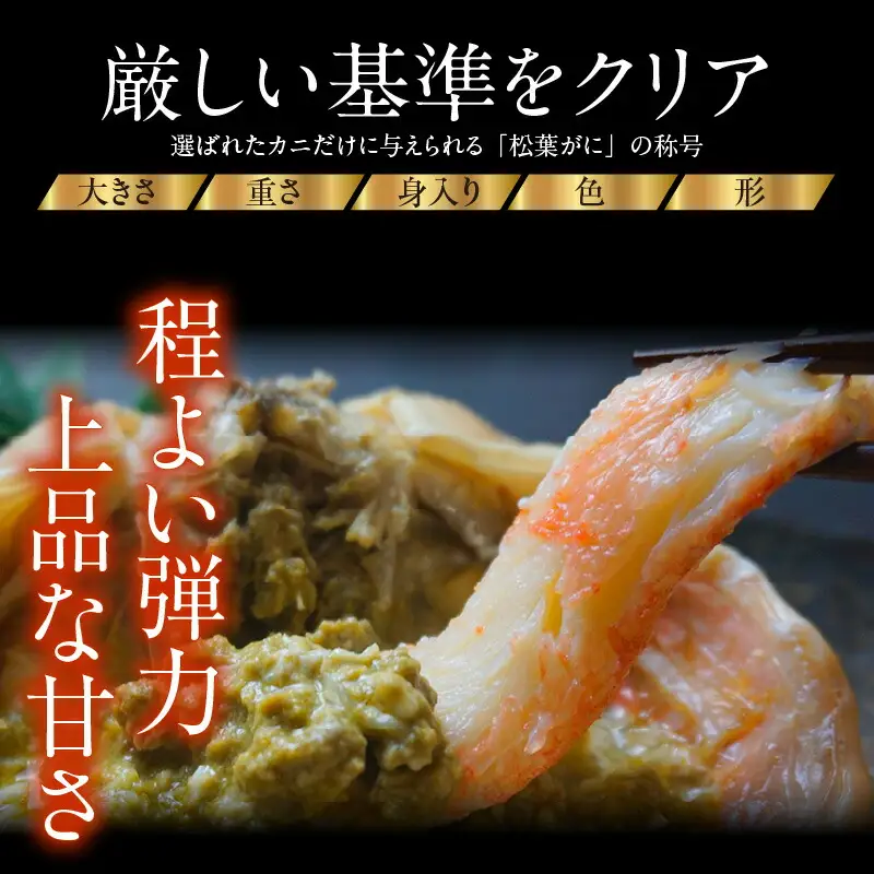 カニ 【タグ付き】 釜茹で 松葉がに 計約1.2kg【令和8年11月中旬以降発送予定】かに 07-138