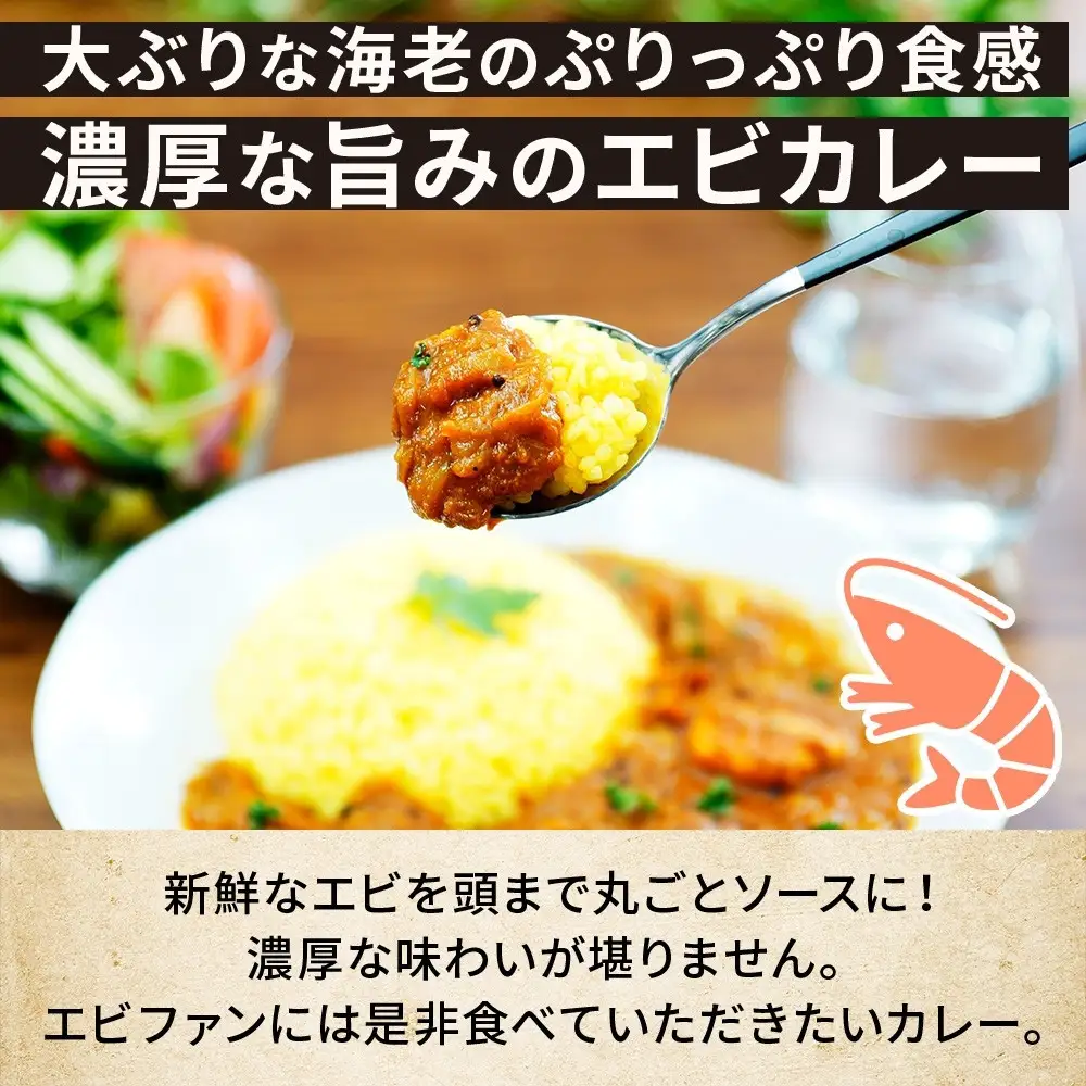 《無地熨斗》 コーノスパイス エビカレー 200g×3パック スパイスカレー たっぷり海老 エビソース 小麦粉不使用 グルテンフリー カレーライス CONO SPICE コーノコーラ 愛知県 名古屋市