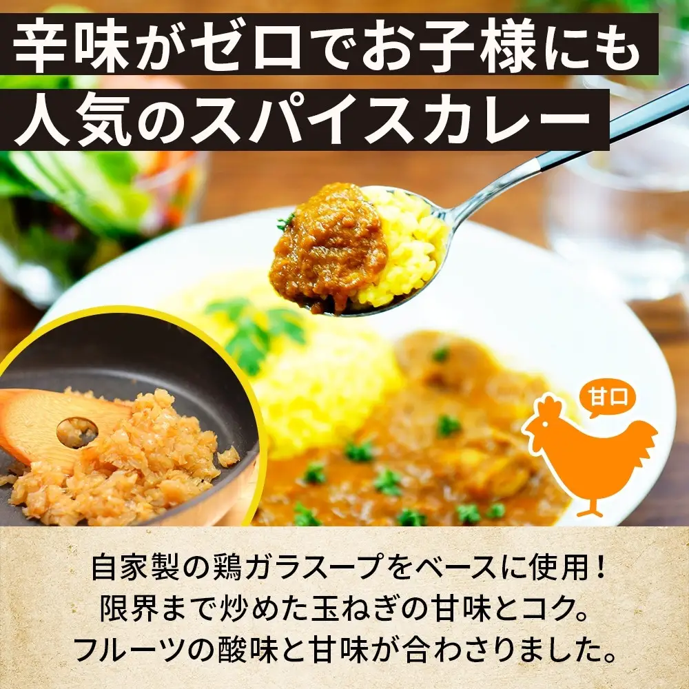 コーノスパイス チキンカレー 甘口 200g×5パック スパイスカレー チキン カレー 鶏肉 小麦粉不使用 グルテンフリー スパイシー カリー 冷凍 CONO SPICE コーノコーラ 送料無料 愛知県 名古屋市