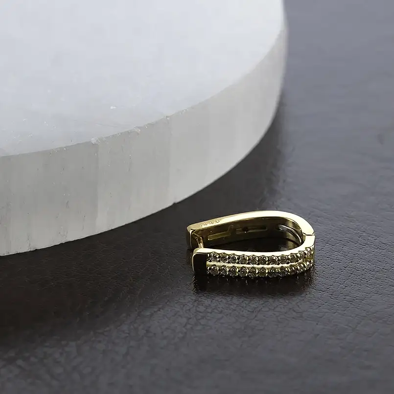 18金 フープ ピアス 18k ダイヤモンド フープピアス レディース 大きめ ゴールド ペア ダイヤ 0.24ct 中折れバネ式 イエローゴールドK18 ジュエリー シンプル 人気 普段 使い250401bd400dy SWAA263-dy