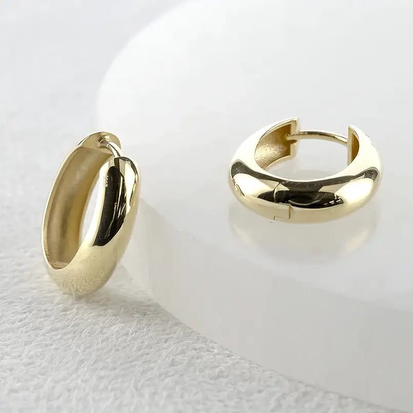 18金 フープ ピアス 18k ゴールド フープピアス 大きめ ペア 大ぶり 幅広 イエローゴールドK18 18k 地金 ジュエリー シンプル 誕生日 プレゼント 記念日 人気 普段 使い250226hy400y SWAA283