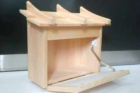 和風木製ポスト【 木製ポスト ポスト 木製 和 手作り 】