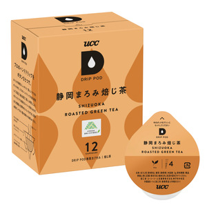 ほうじ茶 カプセル 12P×3箱 UCC 静岡まろみ焙じ茶 DPRT002 DRIP POD専用 ドリップポッド 専用カプセル 芳ばしい香り まろやかな甘み 静岡県 富士市 [sf103-010]