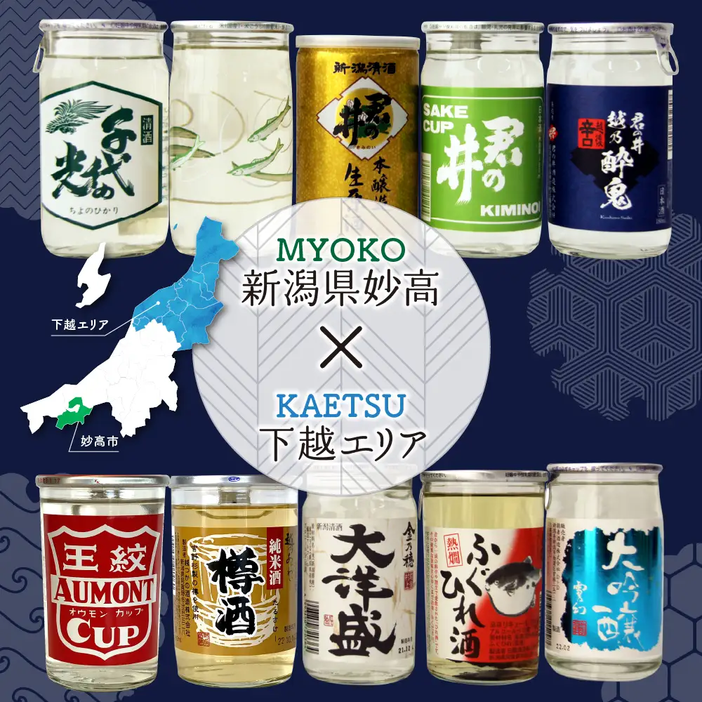 新潟県妙高飲み比べカップ酒セット(下越エリア) カップ酒  詰め合せ