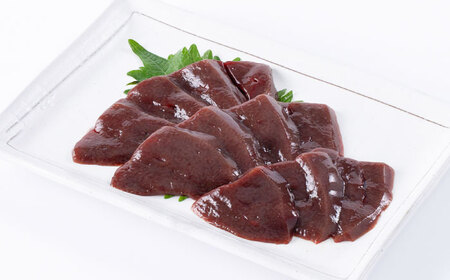 熊本 馬刺し 馬レバーブロック  約80g（約80g×1P)  馬刺し[AYAF055]