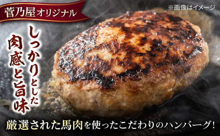 熊本 馬肉 馬肉ハンバーグ 8個（約130g/個）ハンバーグ[AYAF098]