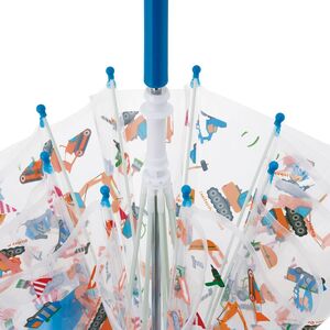 子供用ビニール傘４０cm　はたらくクルマ　4-089