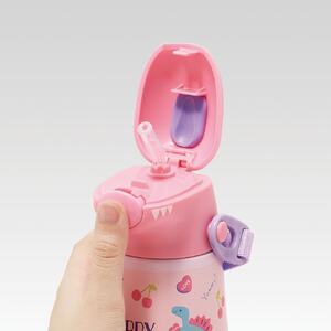 ダイカットストローステンレスボトル　ハッピー＆スマイル　638244　9-115