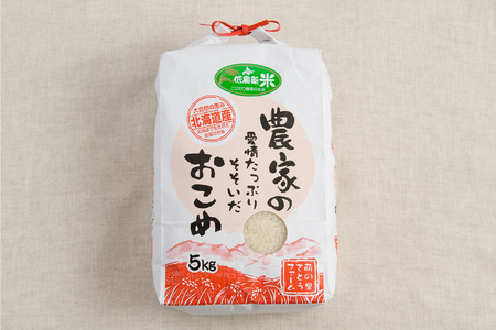 北海道南るもい産【ななつぼし】(白米)5kg R011-041 定期便 12ヶ月