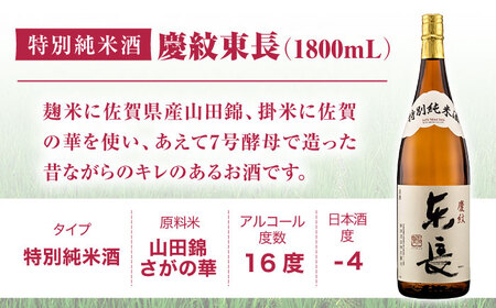 【定期便】 日本酒 特別純米酒慶紋東長 NAH089 日本酒 全12回