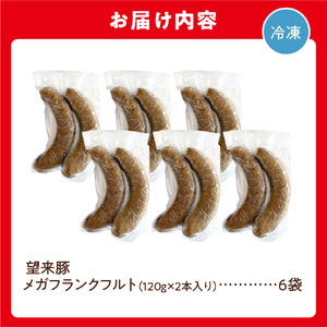 望来豚メガフランクフルト 12本