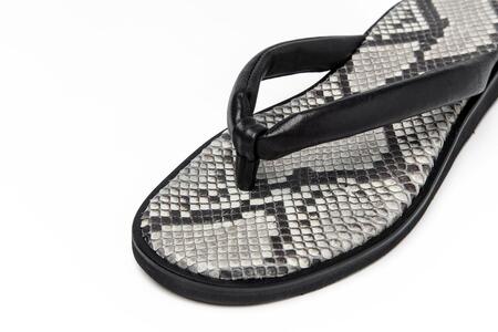 TUっKAKE Python（パイソン）　ユニセックス ファッション 靴 シューズ 栃木レザー つっかけ BN003 XL（27.5〜30.0cm）