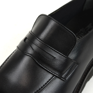 0288 カジュアルシューズ ローファー 3Eウィズ　BLACK（ブラック）　メンズ ファッション 靴 シューズ 本革　25.0cm?27.5cm BN003 26.5cm