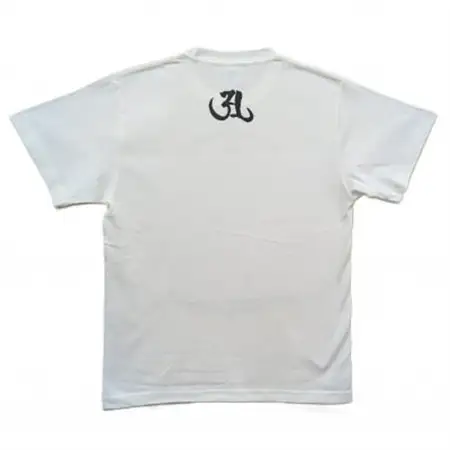 手描きTシャツ 仏画 大日如来 金剛界 白 (半袖 Sサイズ)【1655694】