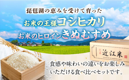 【スピード発送】コシヒカリ・きぬむすめ白米食べ比べセット [AQDH007] こしひかり 白米