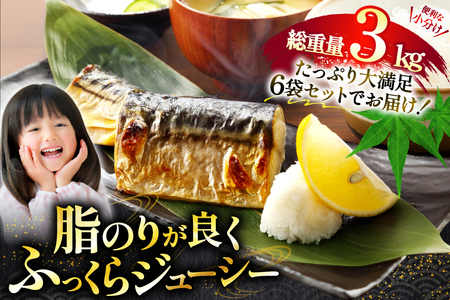 訳あり 骨取り トロ さば 切身 無添加 計3kg (500g×6p) 小分け 無塩[足利本店 宮城県 気仙沼市 20565813]