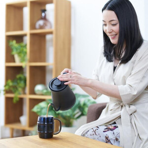 ORORU樽型マグカップ 380ml ブラック