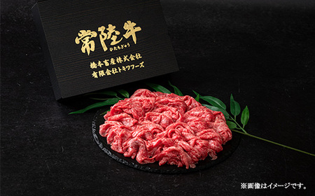 黒毛和牛 切り落とし 600g 橋本さんちの常陸牛【トキワフーズ】653