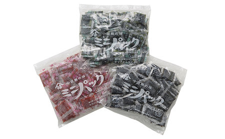 小豆島 便利でおいしい 一食用 佃煮 ミニパック セット 詰め合わせ 各種100個入 のり佃煮 野沢菜のり 練り梅 ご飯のお供 ごはんのお供 惣菜 副菜 おつまみ つまみ つくだ煮 佃煮詰め合わせ 食品 香川 香川県 土庄町