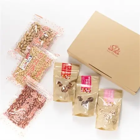 筑波山麓 落花生3種・豆菓子3種セット【配送不可地域：離島・沖縄県】【1654391】