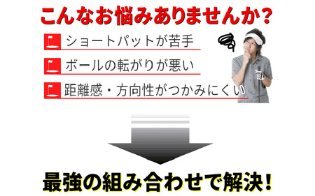 (左打ち用 レッド)LAROUGE（ラルージュ） PT-02CSパター - 芯に当てやすくオートマチックに振れるパター