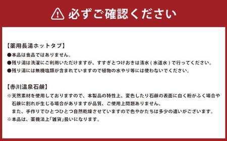 竹田からお届けする お風呂セット ＜薬用長湯ホットタブ45錠×1袋と赤川温泉石鹸（脂性肌用）＞