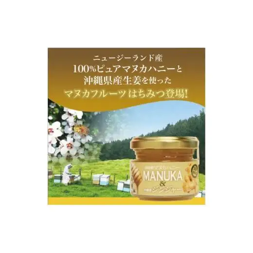 マヌカハニー＆沖縄県産ジンジャー 50g×2個