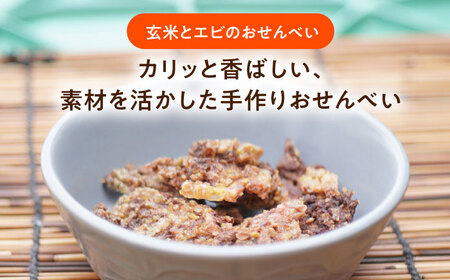 【ペット用おやつ】 《無添加》 玄米×エビ＆鹿肉のミックスおやつセット (計5個) 多治見市 / こなき屋 国産 犬用 おせんべい おやつセット[TEM005]