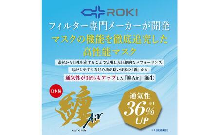 纏Air 不織布マスク ふつうサイズ 60枚(30枚入×2箱) 通気性アップ 日本製 日用品 消耗品 花粉 肌にやさしい 息がしやすい 耳が痛くなりにくい 個別包装 浜松市