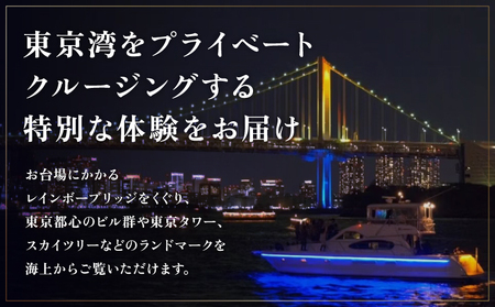 クルーザー貸切　東京ベイエリア クルージング体験（90分　15名様まで） │ 東京 体験 クルーズ