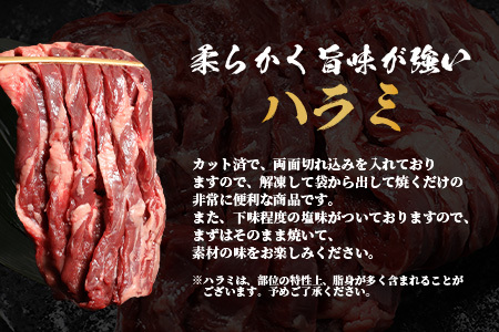 厚切り 牛 ハラミ ステーキ＆ 厚切り 牛タン 各1kg【計2㎏】067-0681