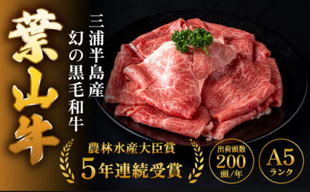 【全3回定期便】 葉山牛 すき焼き用モモ1Kg／ すき焼き モモ[ASAP035]
