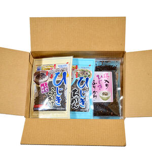 ごはんのお供 ひじき ふりかけ ソフトタイプ 3種 セット(合計9袋・各3種×3袋)  ご飯 ご飯のお供 梅 しそ ちりめん 詰め合わせ おにぎり 常温 【opbd002】【山忠】