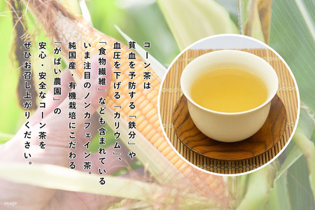 有機栽培 コーン茶 純国産 健康茶：A095-017