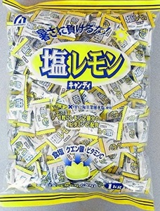 1099 【3月～9月受付限定】桃太郎製菓 塩レモンキャンディ 1kg×1袋 塩あめ 塩分補給 夏バテ防止 熱中症対策 運動 スポーツ 夏 屋外作業 業務用 大容量 大袋 個包装