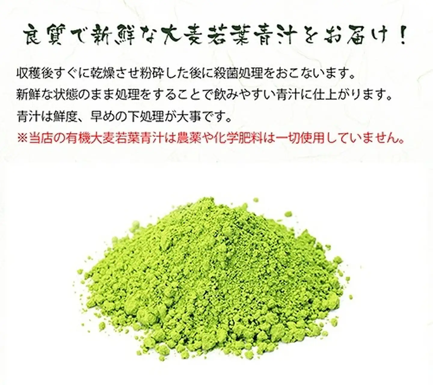 有機栽培 大麦若葉青汁（2個セット）：B120-014