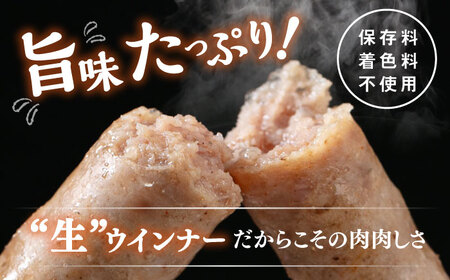 【全3回定期便】生 ウインナー 90本 約2kg (6種×15本) 糸島市 / 志摩スモークハウス / 生ウィンナー 詰め合わせ [AOA053]