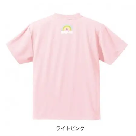 JTTA公認　卓球ユニフォーム【男女兼用(ドライ):140サイズ】ネバーバックダウンB　ライトピンク【1658417】