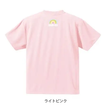 JTTA公認　卓球ユニフォーム【男女兼用(ドライ):160サイズ】ネバーバックダウンB　ライトピンク【1658447】