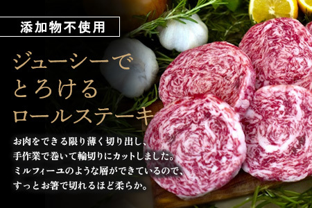 佐賀牛 赤身ブロック700g ロールステーキ4枚(H122108)