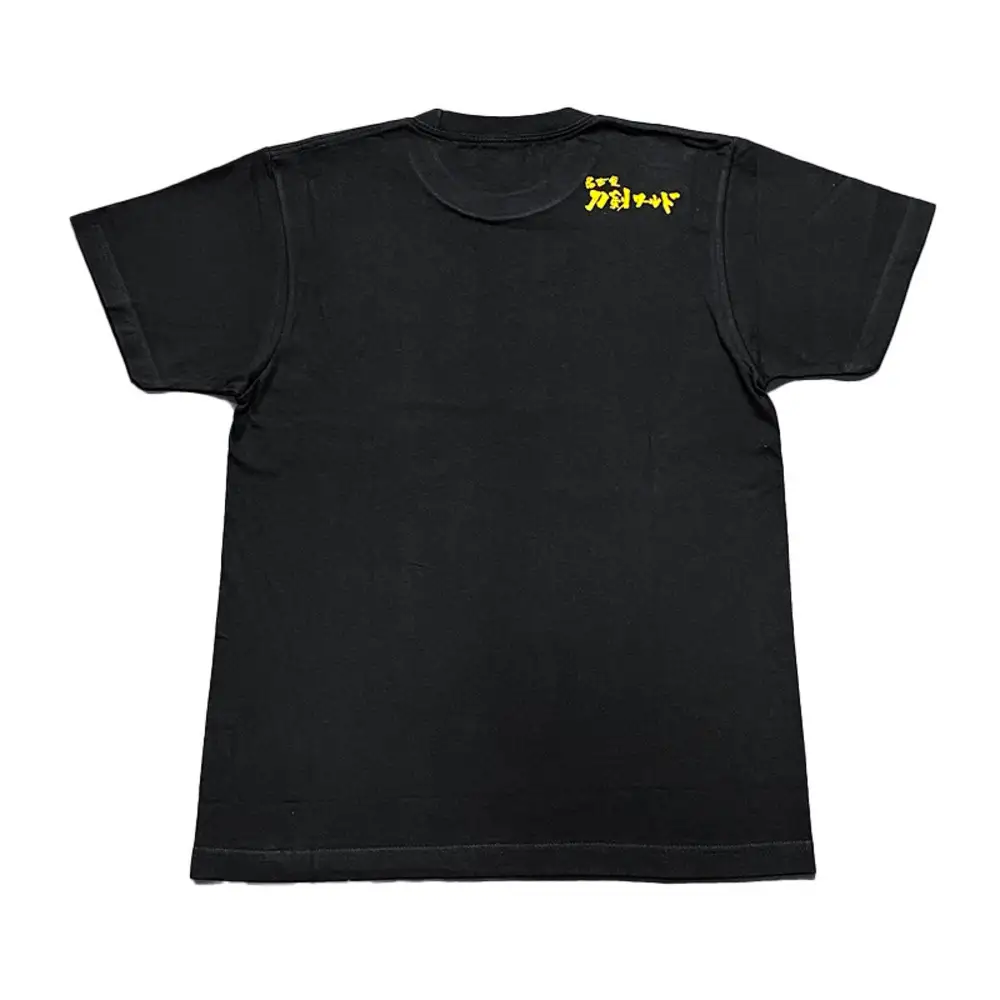 オリジナル【加藤清正Tシャツ】XLサイズ（ブラック）／名古屋刀剣博物館
