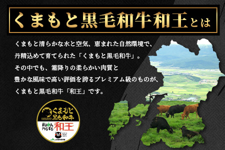 くまもと黒毛和牛(和王) 肩ローススライス 420g / モモスライス420g 【合計840g】ブランド牛 肉 ロース モモ すき焼き すきやき スキヤキ しゃぶしゃぶ プレミアム品質 特上 和牛 お肉 冷凍 122-0502