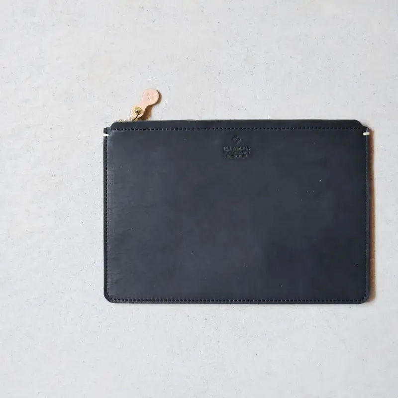 Teha’amana Square pouch L テハマナ スクエアポーチ L スモーク ブラウン